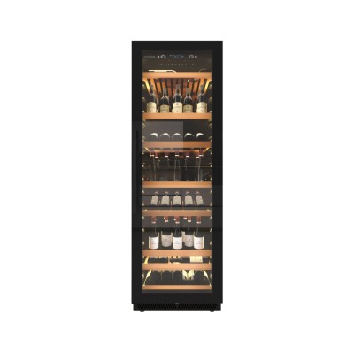 Nevada nnw180-150s-bfg cantina vini integrale - libera installazione h 180 cm nero