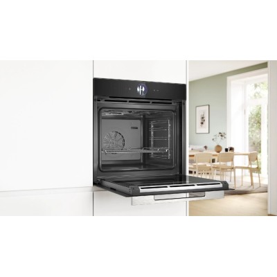 Bosch hsg7361b1 Serie 8 forno a vapore da incasso 60 cm vetro nero