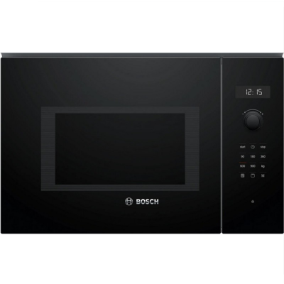 Bosch bel554mbo Series 6 built-in microwave oven h 38 cm black