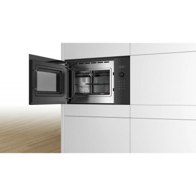 Bosch bel554mbo Series 6 built-in microwave oven h 38 cm black