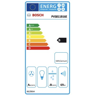 Bosch pvs811b16e Induktionskochfeld mit integrierter Haube 80 cm schwarz