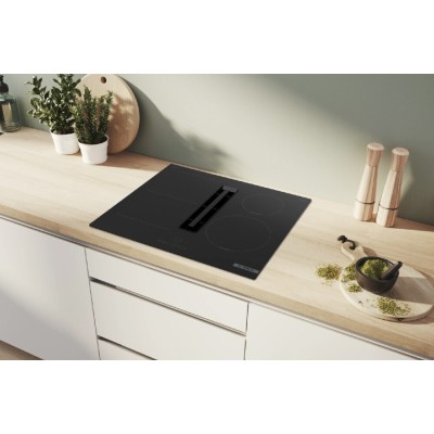 Bosch pvs611b16e piano induzione cappa integrata 60 cm nero