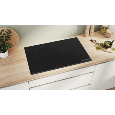 Bosch pvs83khc1e Serie 6 piano induzione 80 cm vetroceramica nero