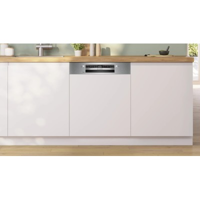 Bosch smi4hvs00e Serie 4 Einbau-Geschirrspüler mit 60 cm Edelstahlfront