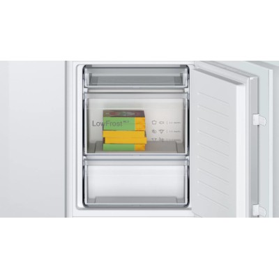 Bosch kiv86nse0 serie 3 frigorífico combinado empotrado h 178 cm