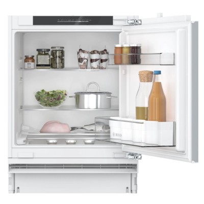 Bosch kur21vfe0 série 4 réfrigérateur encastrable sous plan h 82 cm