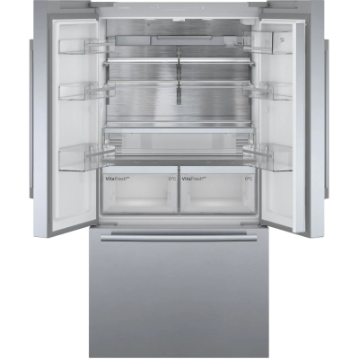 Bosch kff96piep serie 8 frigorifero congelatore libera installazione acciaio inox