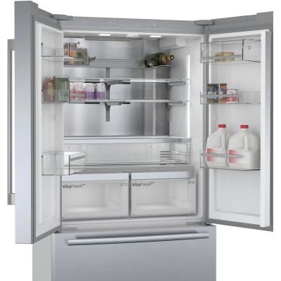 Bosch kff96piep serie 8 frigorifero congelatore libera installazione acciaio inox