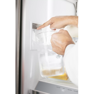 Réfrigérateur-congélateur pose libre inox Bosch kff96piep série 8