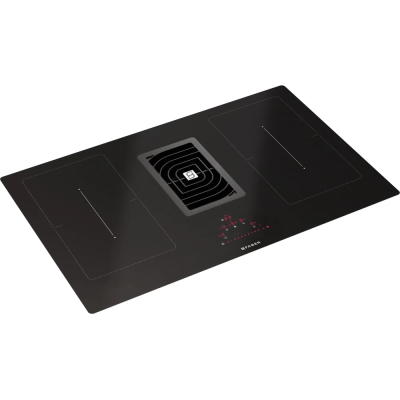 Faber Galileo smart bk f830 + kit ll h80 induction hob with integrated hood 83 cm