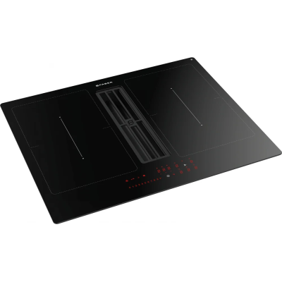 Faber Galileo smart bk f600 + kit ll h80 induction hob with integrated hood 60 cm