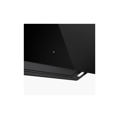 Faber pure black f80 wall hood 80 cm black glass