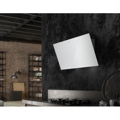 Faber Tweet ev8 led wh a80 campana de pared 80 cm vidrio blanco