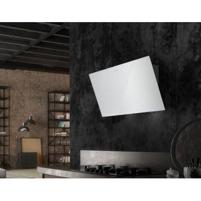Faber Tweet ev8 led wh a80 wall hood 80 cm white glass