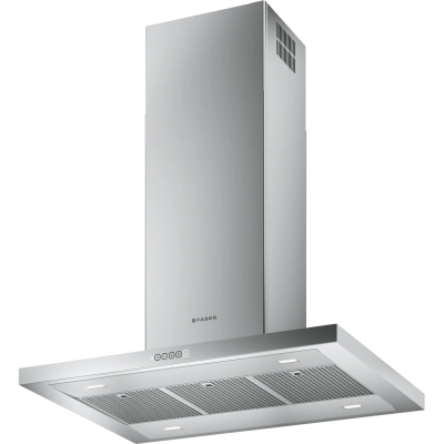 Faber Bella est silencieux. X a90 hotte îlot 90 cm inox