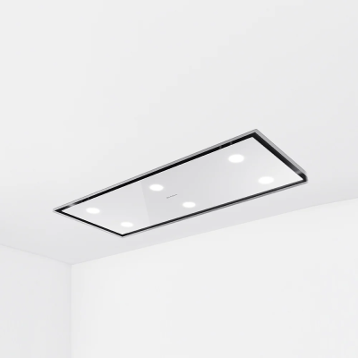 Campana de techo faber Heaven bright a120 g/wh kl 120 cm vidrio blanco
