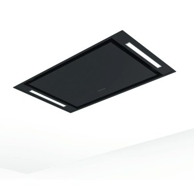 Faber Heaven 2.0 bk matt flat a90/2 ceiling hood 90 cm matt black