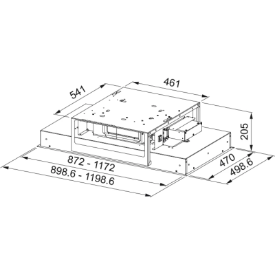 Faber Heaven glass 2.0 wh flat kl a90/2 campana de techo 90 cm blanco