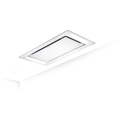 Faber Heaven glass 2.0 wh flat kl a90/2 ceiling hood 90 cm white