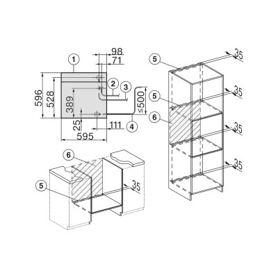 Miele dgc 7865 hc Pro PureLine 60 cm Einbau-Dampfgarer mit Backofen
