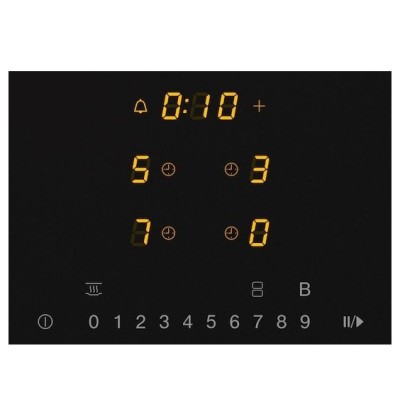 Miele km 7373 fl Induktionskochfeld 80 cm schwarz Glaskeramik