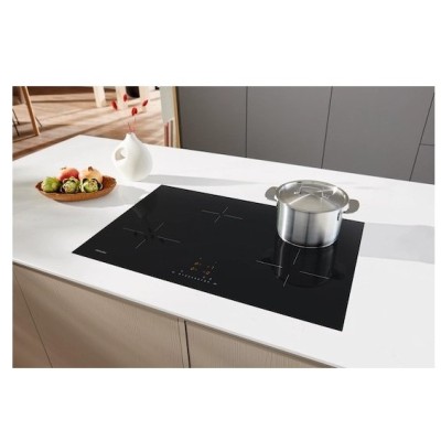 Miele km 7373 fl 80 cm induction hob black glass ceramic