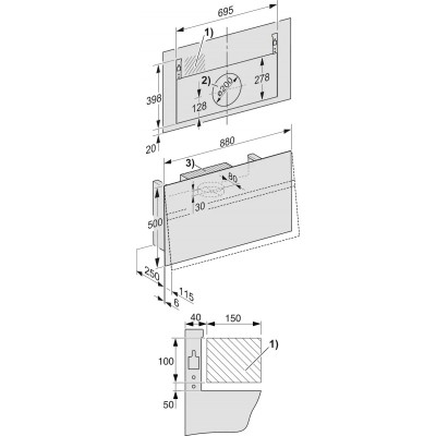 Miele 9299 campana de pared 90 cm pizarra