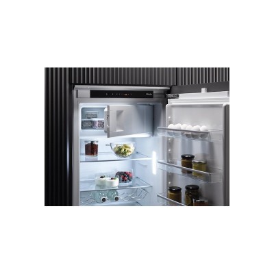 Miele k 7316 et réfrigérateur encastrable 1 porte avec congélateur h 122 cm