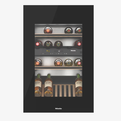 Vinoteca empotrada Miele kwt 6422 ig-1, altura 90 cm, cristal, color negro