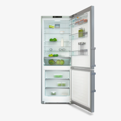 Réfrigérateur combiné autonome Miele KFN 4796 CD 75 cm en acier inoxydable