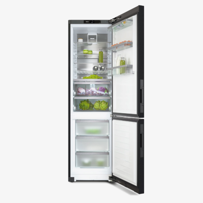 Miele kfn 4898 a-10 d frigorifero combinato 60 cm nero libera installazione