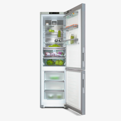 Miele kfn 4898 ad frigorifero combinato 60 cm grigio grafite libera installazione