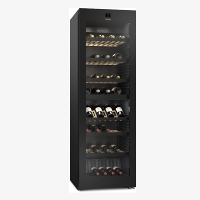 Cave à vin Miele KWTS 4785 F 60 cm H 185 cm Noir Verre Pose libre
