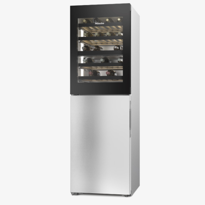 Miele kwns 4784 de vinoteca-congelador combinado h 185 cm acero inoxidable