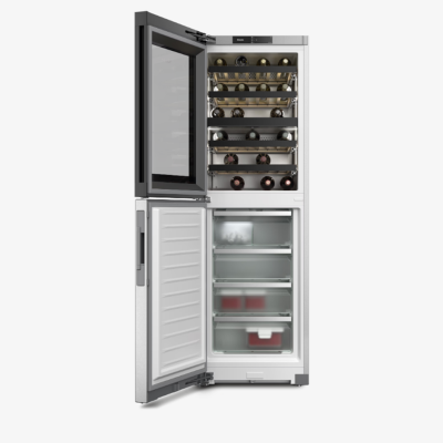 Miele kwns 4784 de vinoteca-congelador combinado h 185 cm acero inoxidable