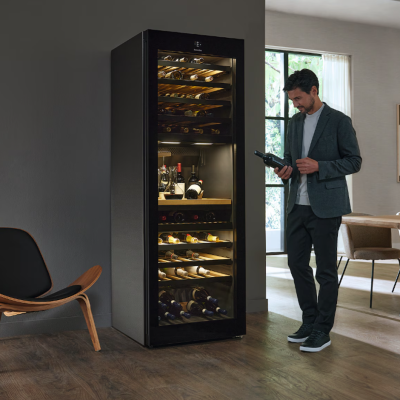 Miele kwt 4999 f wine cellar freezer combination 70 cm h 201 black
