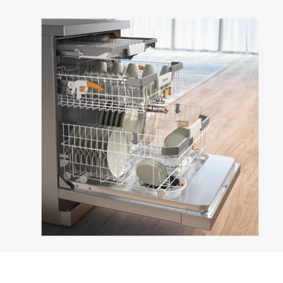 Miele g 7600 sc free-standing dishwasher 60 cm stainless steel