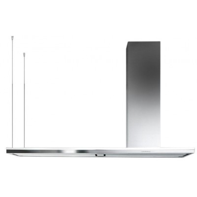 Falmec lumen nrs silence island hood 175 cm stainless steel fireplace on the right clui75.e4p2