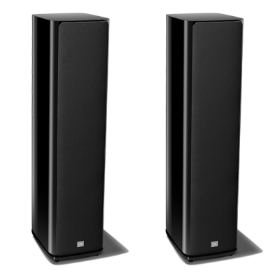 Jbl hdi-3600 par de altavoces de suelo 250W negro brillante