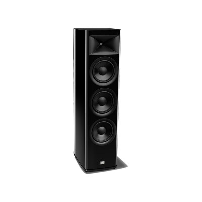 Jbl hdi-3800 pair of front floorstanding speakers 300W glossy black