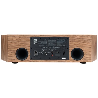 Jbl l42ms wireless wifi soundbar audio system - bluetooth walnut wood