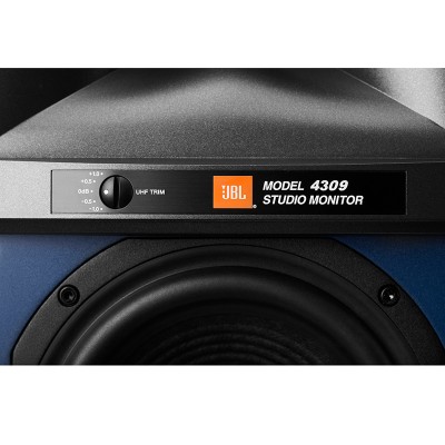 Jbl 4309 Studio Monitors 2-way front floorstanding speakers, black