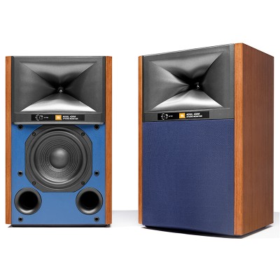 Jbl 4309 Studio Monitors 2-Wege-Front-Bodenlautsprecher in Holz – Blau