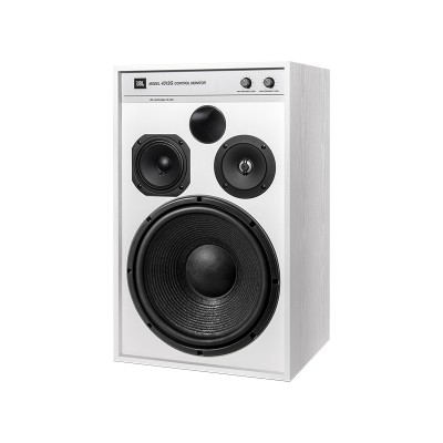 Jbl 4312g Studio Monitors pair of front floorstanding speakers, white