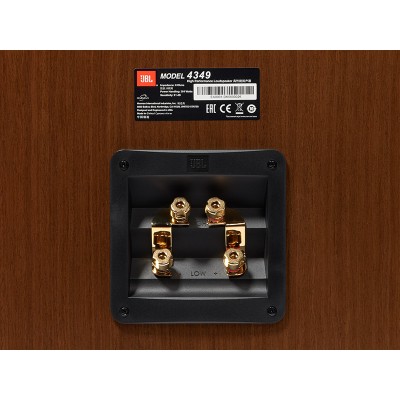 Jbl 4349 Studio Monitors paire d'enceintes avant au sol - support en bois bleu