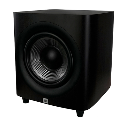 Jbl Studio 660p Sechs aktive Subwoofer Heimkino 500 W RMS schwarzes Holz