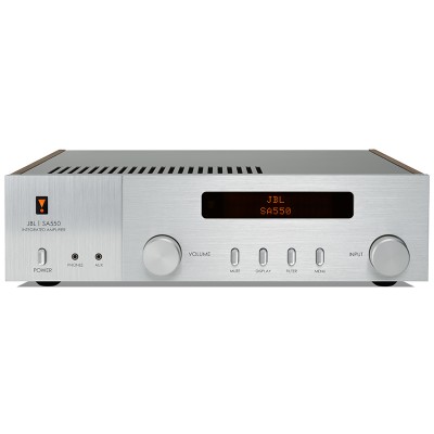 Jbl SA550 Electronics Vollverstärker Holz – Silber