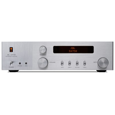 Wzmacniacz zintegrowany JBL SA750 Electronics Wi-Fi - Apple AirPlay 2 - Chromecast Wood - srebrny