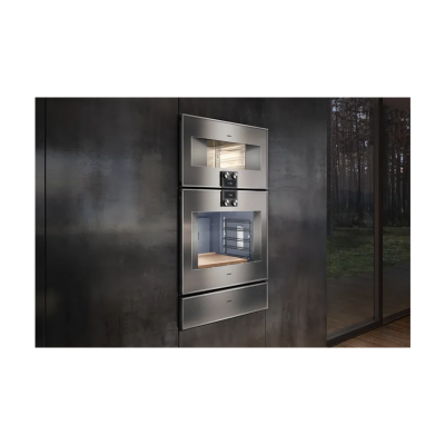 Gaggenau bo480112 Série 400 four à pyrolyse encastrable 76 cm inox