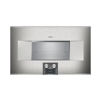 Gaggenau bs484112 built-in combined steam oven 76 cm h 45 stainless steel